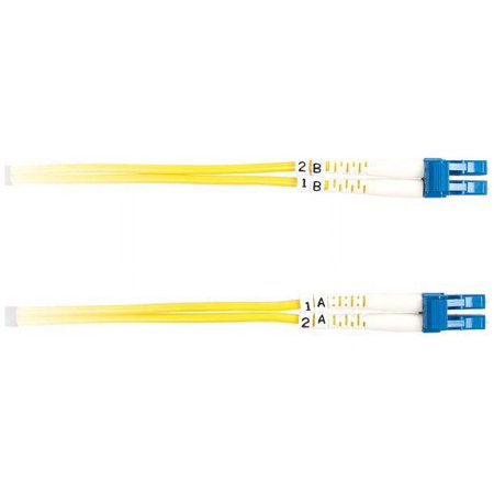 UPC: 0822088064473 | Black Box FOSM-002M-LCLC 6.56 ft. Yellow Single-Mode Value Line Patch Cable