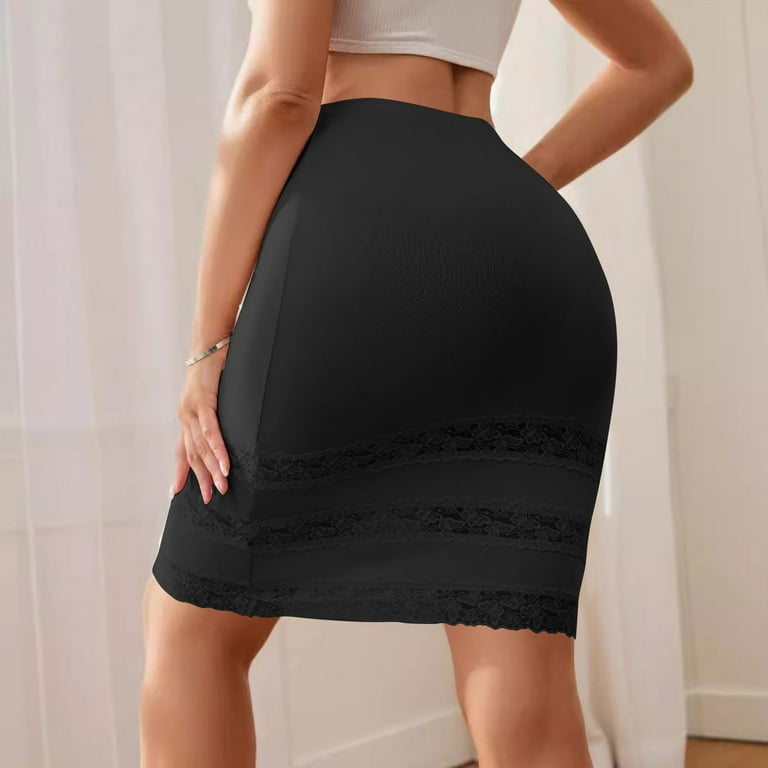 Kaemgyyd Half s for Women Underskirt Dress Cute Lace Trim Knee Length Midi Skirt Elastic Waist Bodycon Pencil Dress, Women's, Size: Medium Kaemgyyd Half s for Women Underskirt Dress Cute Lace Trim Knee Length Midi Skirt Elastic Waist Bodycon Pencil Dress, Women's, Size: Medium