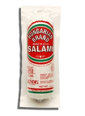 Hungarian Brand Salami Teli, approx. 0.8lb by