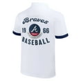 thumbnail image 3 of Men's Darius Rucker Collection by Fanatics  White Atlanta Braves Bowling Button-Up Shirt, 3 of 3