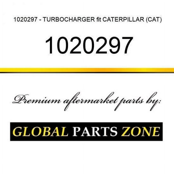 1020297 - TURBOCHARGER fit CATERPILLAR (CAT)
