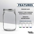 thumbnail image 2 of 10 Decorating Mason Jars Set, 12 oz. - Canning, Aluminum Lid - Clear, 2 of 5