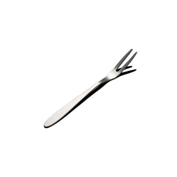 Bearachild Tenedor de frutas de acero inoxidable para pasteles, dulces, postres, tenedores, vajilla de fiesta, palillos de sólidos, caja Mostrada Tipo 1