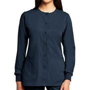 Grey's Anatomy 'Grey's Anatomy' Round Neck Scrub Jacket Scrub Jacket