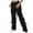 Black, variant on lulshou Cargo Pants Women Street Style Fashion Design Sense Multi Pocket Overalls Low Waist Sports Pants Relaxed Fit Wide Leg Pants