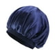 thumbnail image 1 of Capó de pelo de ancho de ancho de bronceado cabeza bufanda tapa de dormir de moda softness sombrero turbans cabeza cubierta de pelo envolturas para las mujeres durmiendo azul marino color azul sidaley AP008211-11, 1 of 6