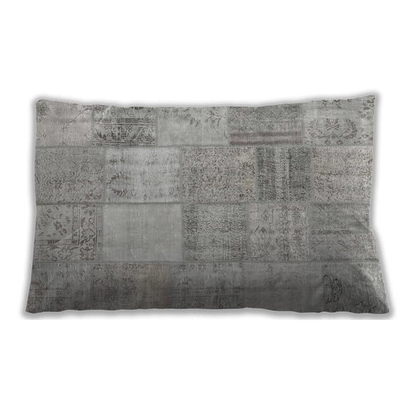 Ahgly Company Outdoor Rectangular Contemporary Lumbar Throw Pillow, 13 inch by 19 inch