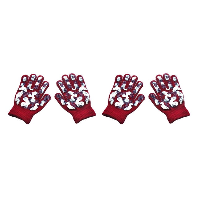 Sonducket 1 par de guantes de invierno para niños, cubiertas para los dedos con diseño de camuflaje para al aire libre, exquisitas y cálidas Type2 NO2 Sonducket CBP367322
