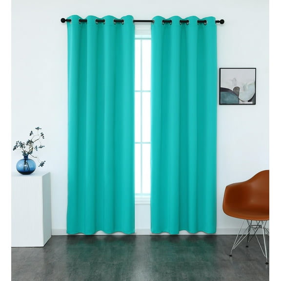 INLINAS Blackout Curtains for Bedroom, Thermal Insulated, Noise Reduction, Energy Saving Set of 2 Panels, Purple Grape, 42W x 63L Inch