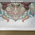 thumbnail image 6 of Ambesonne Monkey Place Mats Set of 4, Totem, Standard Size, Teal and Brown, 6 of 6