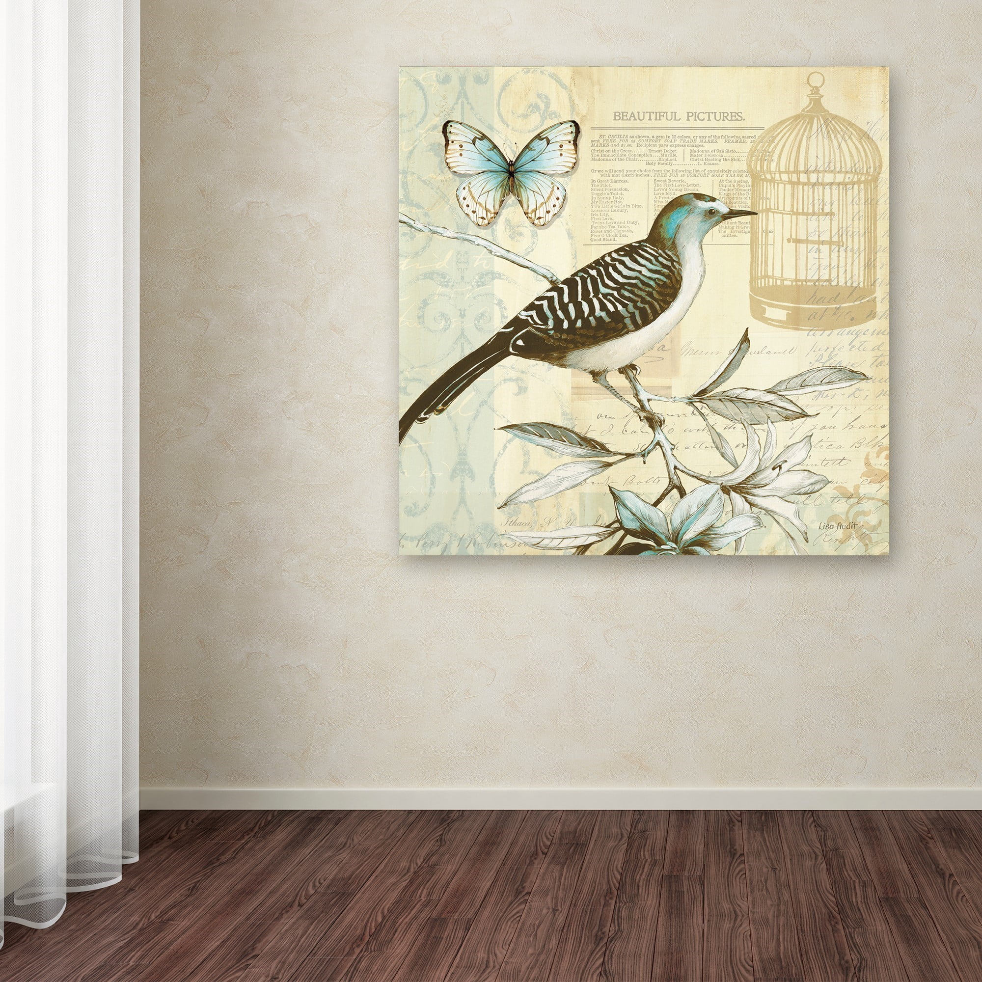 Trademark Fine Art "Freedom I" Canvas Art by Lisa Audit