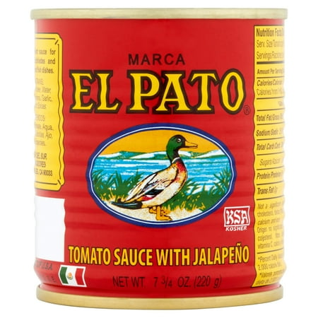 (3 Pack) El Pato The Original Tomato Sauce with JalapeÃÂ±o, 7 3/4 (Best Canned Tomato Sauce)