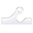 thumbnail image 1 of Acrylic Board Handle Templates, Cutting Board Router Template Acrylic Router Templates for Woodworking Tracing Stencils Guide Tools C, 1 of 7