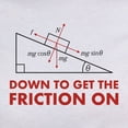 thumbnail image 3 of CafePress - Down To Get The Friction On Physics Diagram T Shir - Women's Classic T-Shirt, 3 of 4