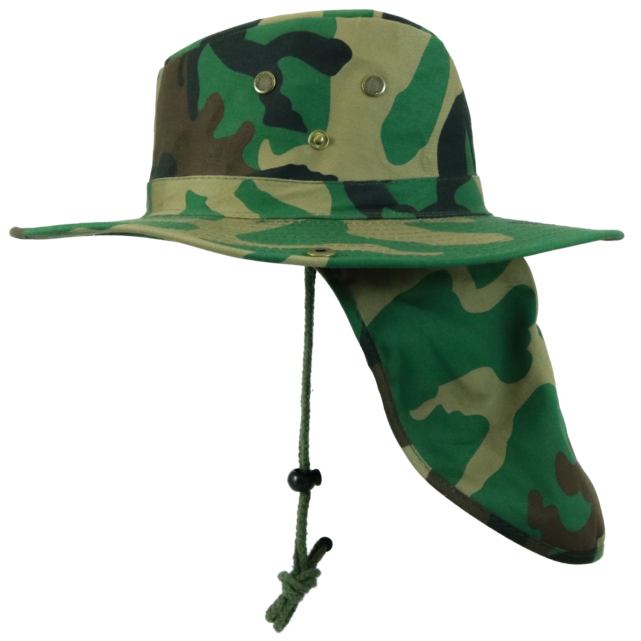 Neck Flap Chin Strap XL Camo Digital 