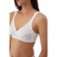 thumbnail image 4 of Brasier Clásico para Mujer Criss Cross - PLAYTEX - Sin Varillas - Levanta y Separa Busto - Tirantes Acojinados - Modelo 5092 - Estilo Comfort -Color Blanco - Talla 40B, 4 of 5