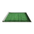thumbnail image 2 of Ahgly Company Machine Washable Indoor Rectangle Abstract Emerald Green Contemporary Area Rugs, 3' x 5', 2 of 4
