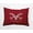 Haute Red, variant on 20" x 14" Simply Daisy Cool Christmas Deer Polyester Accent Pillow, Holiday Pink Qty 1