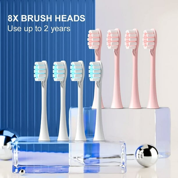 Ensemble de brosse à dents électrique - 4 têtes de brosse - Sonic étanche
