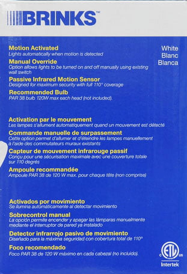 Brinks Motion Sensor Light Manual Shelly Lighting