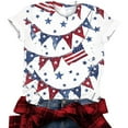 thumbnail image 4 of VerPetridure American Flag Shirt Women 4th of July Patriotic T Shirt Funny Stars Stripes Graphic Tee Independence Day T-Shirt Top, 4 of 5