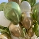 thumbnail image 5 of 40 globos de látex de color verde aguacate de 10 pulgadas para decoración de baby shower, bodas, globos dorados metálicos, suministros para fiestas de cumpleaños, 5 of 5