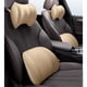 thumbnail image 5 of Almohada de soporte lumbar para asiento de automóvil Espuma viscoelástica negra Parte inferior de la espalda, 5 of 7