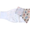 thumbnail image 3 of Genwiss Reusable Wrap Diapers for Male Dogs, Washable Puppy Belly Band Pack of 3(XXL, Camouflage+ Dogs+Coffee), 3 of 8