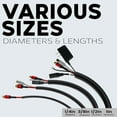 thumbnail image 5 of 20 Ft Split Loom 1/4" 1/2" 3/4" Black Wire Harness Wrap Cover Sleeve Conduit, 5 of 7