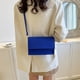 thumbnail image 2 of Bolso de mano elegante con solapa para mujer, bolso de mano para mujer, bandolera (azul) Likrtyny Para Estrenar, 2 of 3