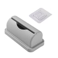 thumbnail image 2 of Wosthever Dispensador moderno de bolsas de basura para montaje en pared, mueble decorativo para sala de estar Organizadores de utensilios de cocina Gris 15.1x7.5x6.3 cm, 2 of 6
