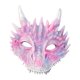 thumbnail image 1 of Máscara de dragón 3D para cosplay, máscara facial para actuaciones en el escenario, juego de rol, carnaval Rosa, 1 of 9