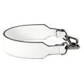 thumbnail image 1 of Correa de bolso de cuero de 16 pulgadas Uxcell, correa corta de bolso de cuero de patrón liso de reemplazo con hebilla negra para mujeres, bolsos de mano, bolsos de hombro, blanco, 1 of 6