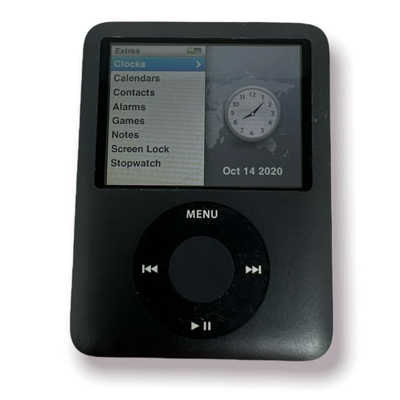 Apple iPod Nano 3rd Gen 8GB Black, MP3 Player, Excellent Condition, Includes 1 YR Warranty
