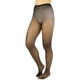 thumbnail image 7 of ToBeInStyle Women's Fishnet Seamless Full Footed Panty Hose Tights Hosiery - Black - One Size, 7 of 7