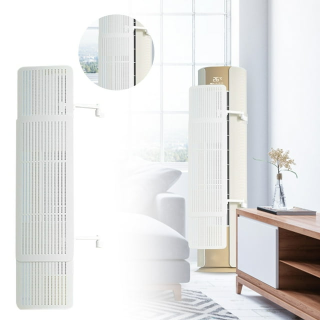 Adjustable Vertical Air Conditioner Wind Deflector for Room Use Universal Shield for Floor Standing AC Units Enhancing Comfort and