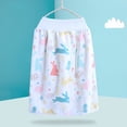 thumbnail image 2 of IROINNID Toddler Baby Boys Girls Diaper Skirts Cute Cartoon Pattern Waterproof Impermeable Leakproof Diaper Pants Skirt, 2 of 3