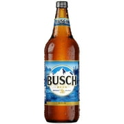 Busch American Lager Beer 32 fl oz 1 Glass Bottle 4.3% ABV
