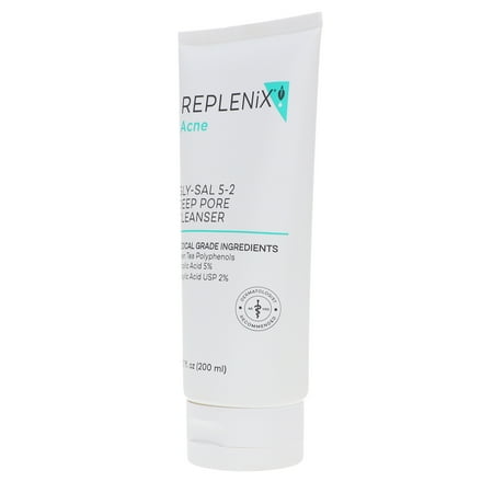 Replenix Gly/Sal 5-2 Facial Cleanser, Face Wash for Acne Prone Skin, 6.7 Oz