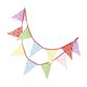 thumbnail image 4 of 370cm Bandera De Algodón Multicolor Triángulo De La Decoración Floral Fiesta De Cumpleaños De La Bandera Sunnimix La bandera que cuelga de la flor, 4 of 6