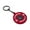 Red, variant on Fitness Barbell Keychain Rubber Gym Key Ring With 45lb Weight Plate Simulation Dumbbell Plate Keychain For Athletes