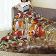 thumbnail image 6 of Fuzoiu Cute Anemone Fish Print Ultra-Soft Micro Fleece Blanket,All Seasons Flannel Throw, Lightweight Blanket for Bed, Sofa, Couch, Movie Night, Camping, and Travel-40"x30", 6 of 7