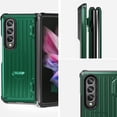 thumbnail image 6 of ELEHOLD Rugged Phone Case for Samsung Galaxy Z Fold 3 Built-in Screen Protector Hidden Kickstand Pen Slot Heavy Duty Shockproof Armored Case Support Wireless Charging for Samsung Z Fold 3,Armygreen, 6 of 8