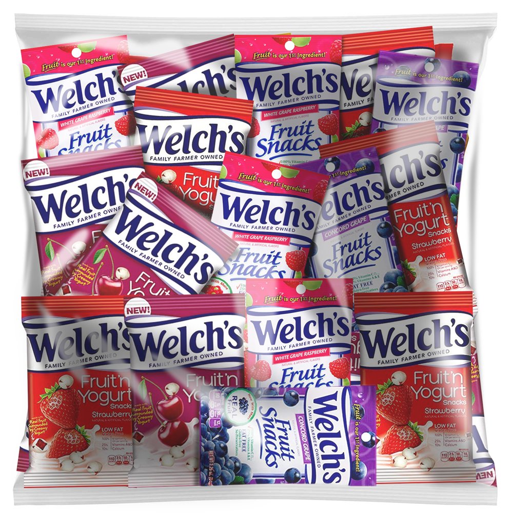 Welch's Fruit n Yogurt and Fruitsnacks Pouches Combo, Assorted Fruit Flavors, 54 Count Walmart