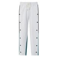 thumbnail image 3 of Zszcpp Mens Casual Pants Long Latest Color Matching Side Breasted Straight Stylish Button Lounge Trousers Casual Trouser, 3 of 5