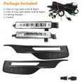 thumbnail image 3 of LED Fog Lights Lamps 08V31-T2A-100E Direct Replacement Pair Left + Right Completed Set for 2016 2017 Honda Accord Sedan 4Dr with Bezel Switch Wires, 3 of 5