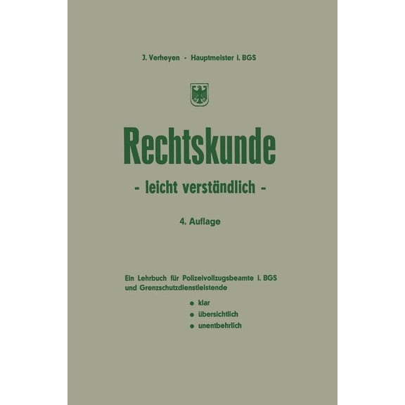 Rechtskunde -- Leicht VerstÃ¤ndlich, (Paperback)