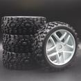 thumbnail image 3 of 4Pack 1/8 Short Course Rubber Tire for HSP Model Replacements Black, 3 of 5
