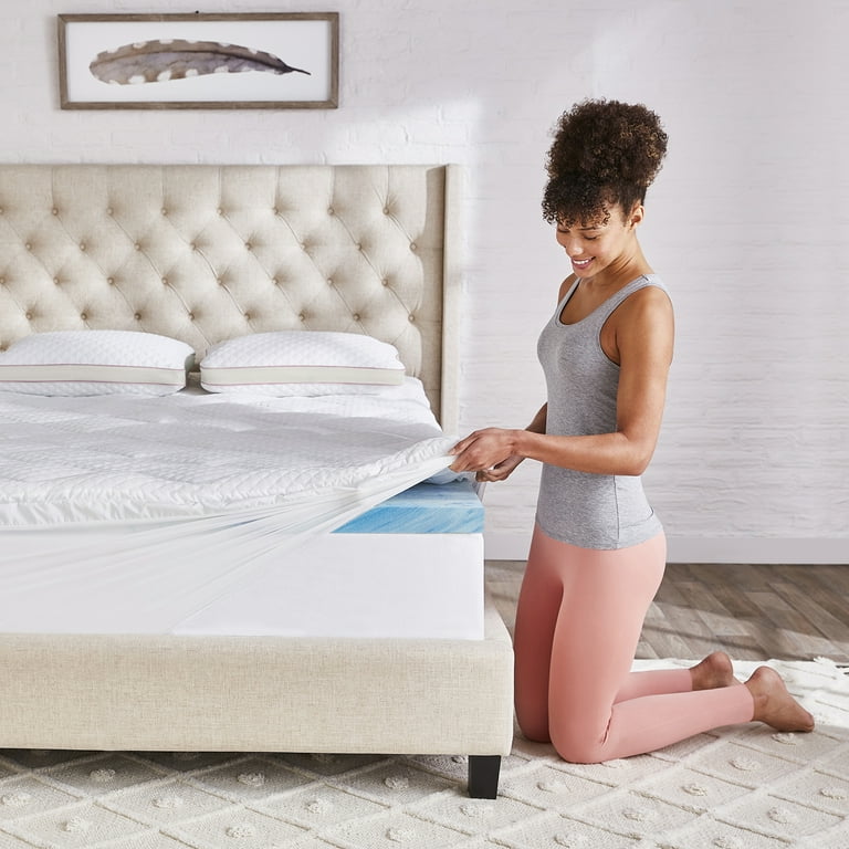 Pillow Top Mattress Pad, Copper Fiberfill Pads