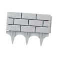 thumbnail image 2 of Almencla Plastic Garden Fence Edging with Stakes Multifunctional Sturdy 17.3x12.6inch Grey, 2 of 8